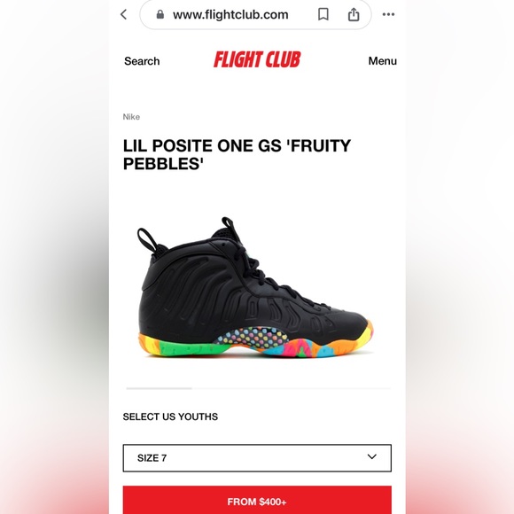 **HOST PICK** Nike Air Foamposite One “Fruity Pebbles” - 7Y/8.5W - Picture 9 of 10